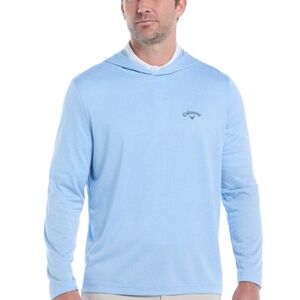Callaway Texture Coastal Performance Golf Hoodie Carolina Blue - Men's Size XXL